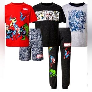 Marvel Kids 5 piece Play Set - Red, Black, Gray
